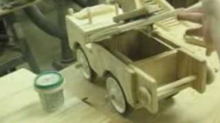 julians fire truck how to make a wooden ladder for a hand-made fire truck.