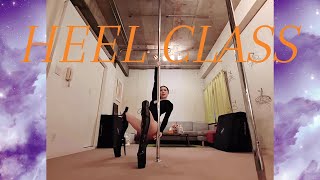 ポールダンス】HEEL CLASS 1＆2 BY AYAKA 【poledance】 - YouTube