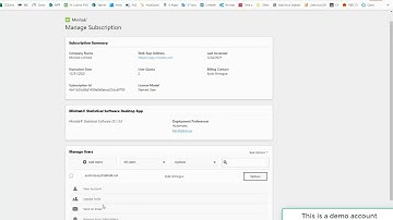 Minitab Installation video