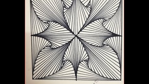 How to make zentangle patterns, paradox designs(doodling) New  Tutorial 2018