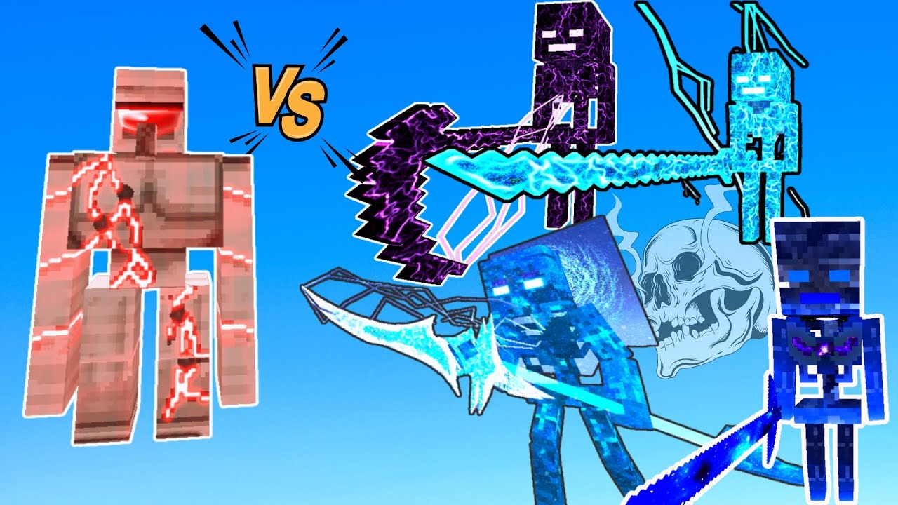 Ultimate Adamantium Destroyer vs All Skeletons & Titans – Epic Minecraft Mod Battle! ⚔️💥