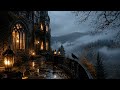 Cold Mist Over the Old Manor Terrace | Dark Academia Music for Reading, Study & Deep Focus