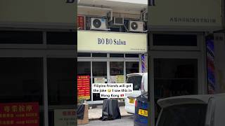 Bobo salon in Hong Kong ? #philippines #filipino #bobo #hongkong #jokes #funny