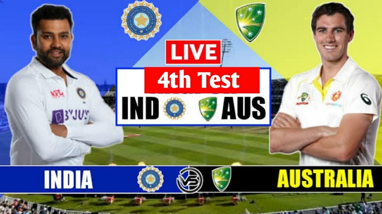 Live Ind vs aus 4th Test 2023India vs AustraliaBGTHindi Commentary