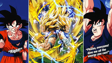 NEW SSJ3 GOKU & SSJ2 VEGETA LR - Global Super Attacks - Standby & Finish Skills! DBZ Dokkan Battle