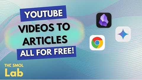 Turn YouTube Videos into Offline Articles & Chat in Obsidian – All for Free!