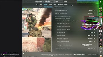 twitch chat reacts to Olof video settings (CS2)