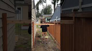 Epic Cedar Gate Rebuild. #gate #fence #diy #mehrrepairz #FYP #viral #renovation #homeimprovement