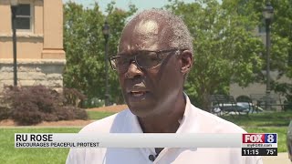 Asheboro man preaches peace amid protests