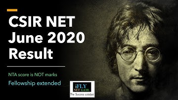 CSIR NET result 2020 June nov December