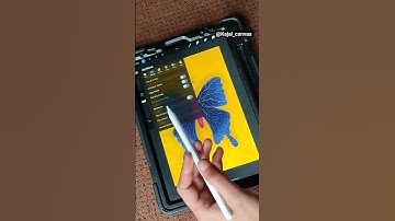 Butterfly Animation in ipadpro | Easy Procreate Tutorial | #shorts #procreatetutorials #animation