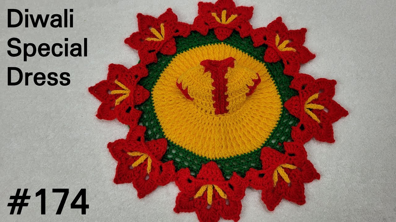Diwali Special Crochet Dress for Laddu Gopal / Kanha Ji || Thakur Ji Crochet Dress ( Part -1 )