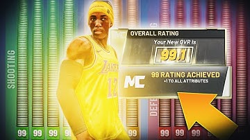 I HIT 99 OVERALL IN NBA 2K20! BEST BUILD UNLOCKS +4 ATTRIBUTE BOOSTS & 99 LOGO! PLAYER COMPLETE
