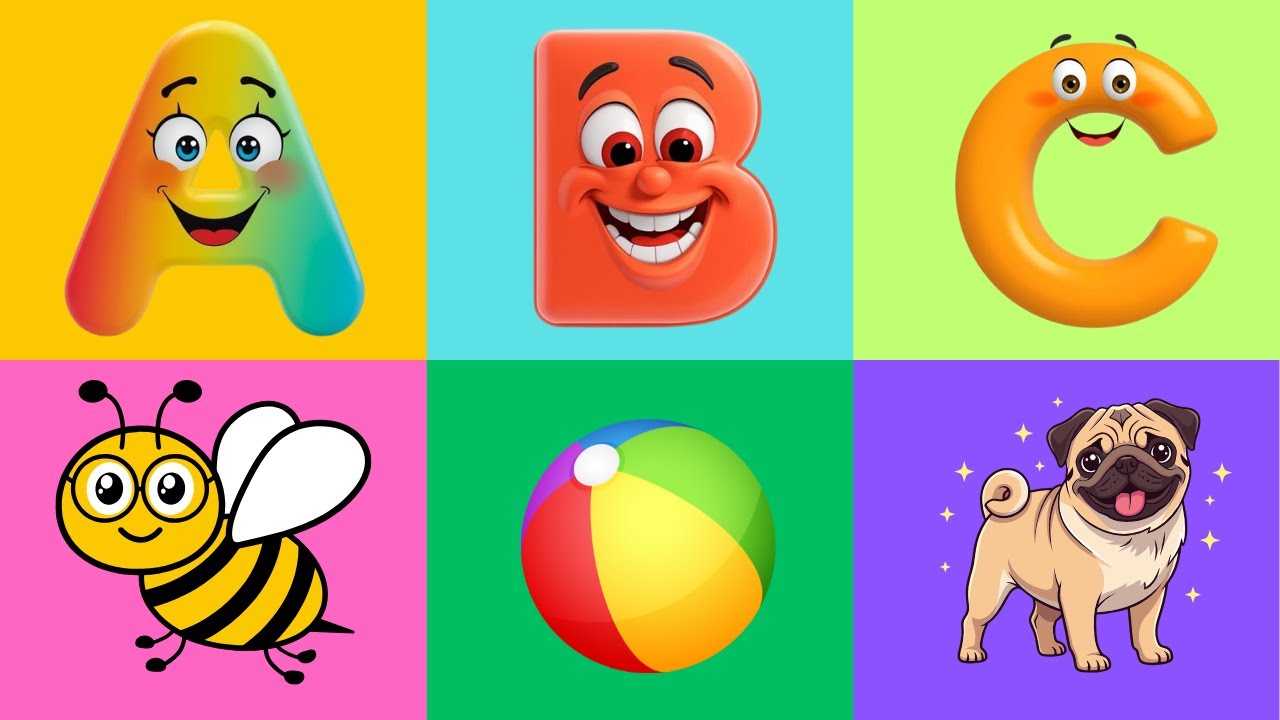 Learning the ABCs in Portuguese | Children's Alphabet | ABCs for Kids