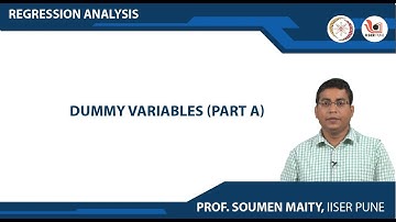 Dummy Variables (Part A)