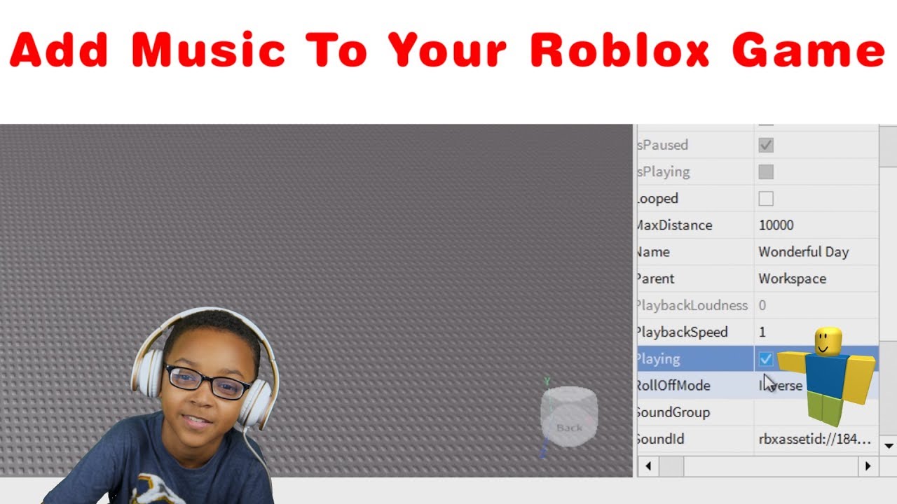 How To Add Music To Roblox Game Youtube - add a song to the playlist roblox