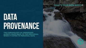 Data Provenance - Going back to Source