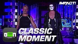 Sting Debuts at IMPACT's 1st Anniversary Show (NWA-TNA PPV #50) | Classic IMPACT Moments