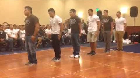 Phi Line performing Alpha Psi Chapter Salute