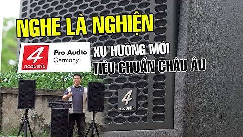 [ QUÁ CHẤT ] Dàn Karaoke 4Acoustic || Loa DR12 & Sup 212BA Cực Chất