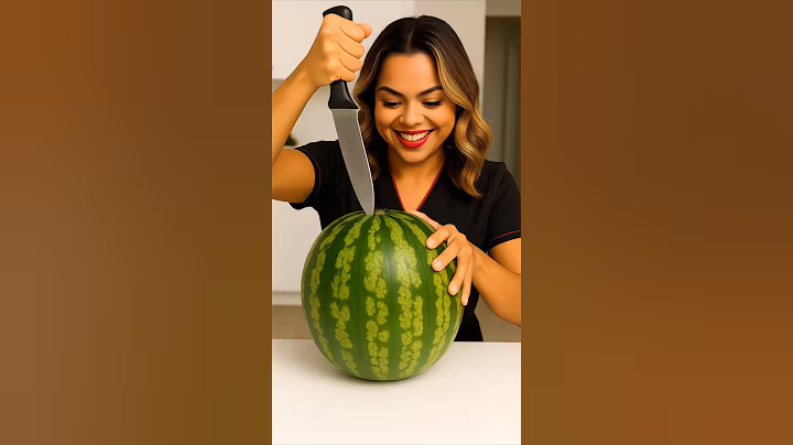 Watermelon Laughing at Girl 😂 #ai #watermelon #girl