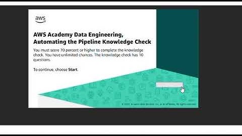 Module 12 Eduskills AWS Academy Data Engineering Course || knowledge check correct answers