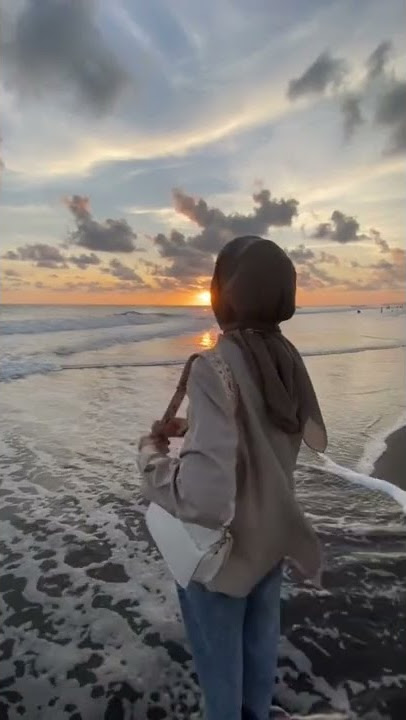 buat story zona halu dipantai senja #shorts #status #storywa #fyp #buat