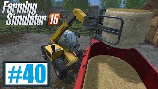 Karmienie krów i DLC Fortschritt  (Farming Simulator 15 #40), gameplay pl