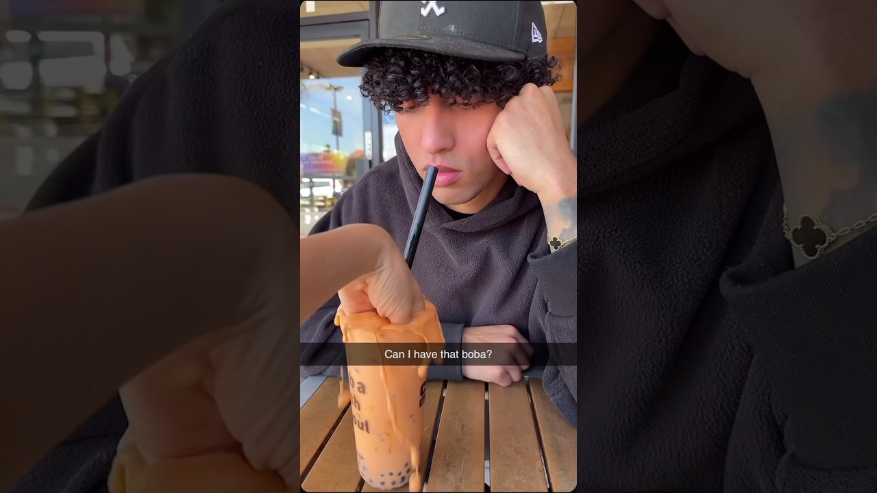 Can I have that boba? 😅 