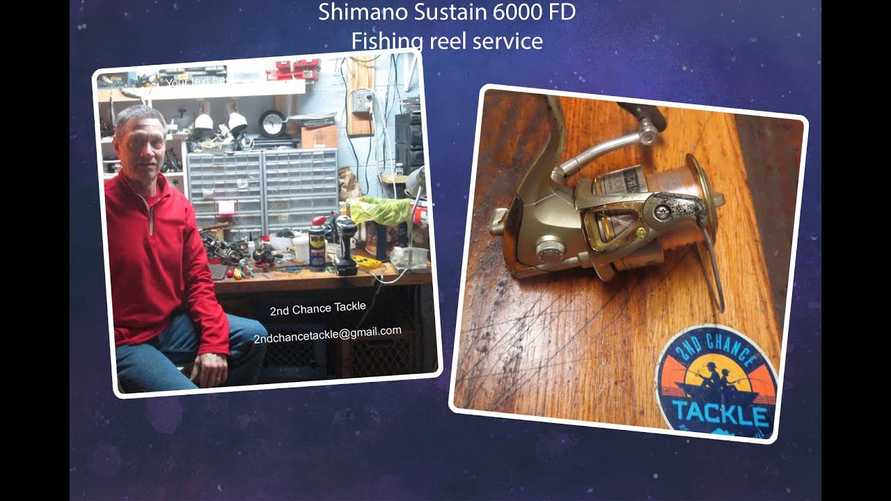 Shimano Sustain 6000 FD fishing reel Full take apart and how to service