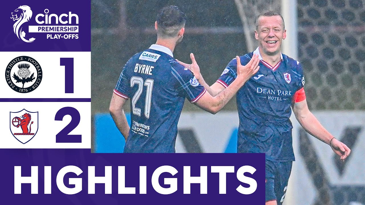 Partick Thistle 1-2 Raith Rovers | First Leg Advantage To The Rovers | cinch Premiership Play-Offs