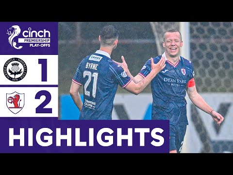 Partick Thistle 1-2 Raith Rovers | First Leg Advantage To The Rovers | Cinch Premiership Play-Offs