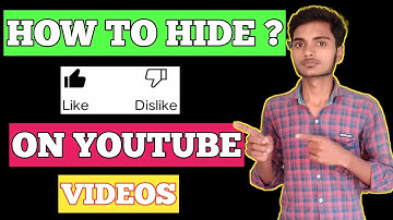 how to hide like and dislike on youtube video || Disable Like and dislike of youtube video