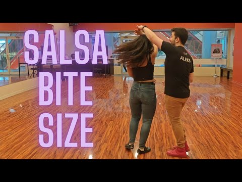 Easy Salsa Lesson - Left Turns - Reverse Turns