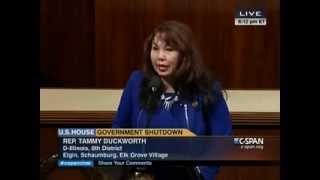 Rep. Duckworth Urges Congress to End the Shutdown