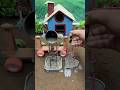 😱 Real Working Safe Mini Tractor Cement Pillar Build 🚜 #shorts