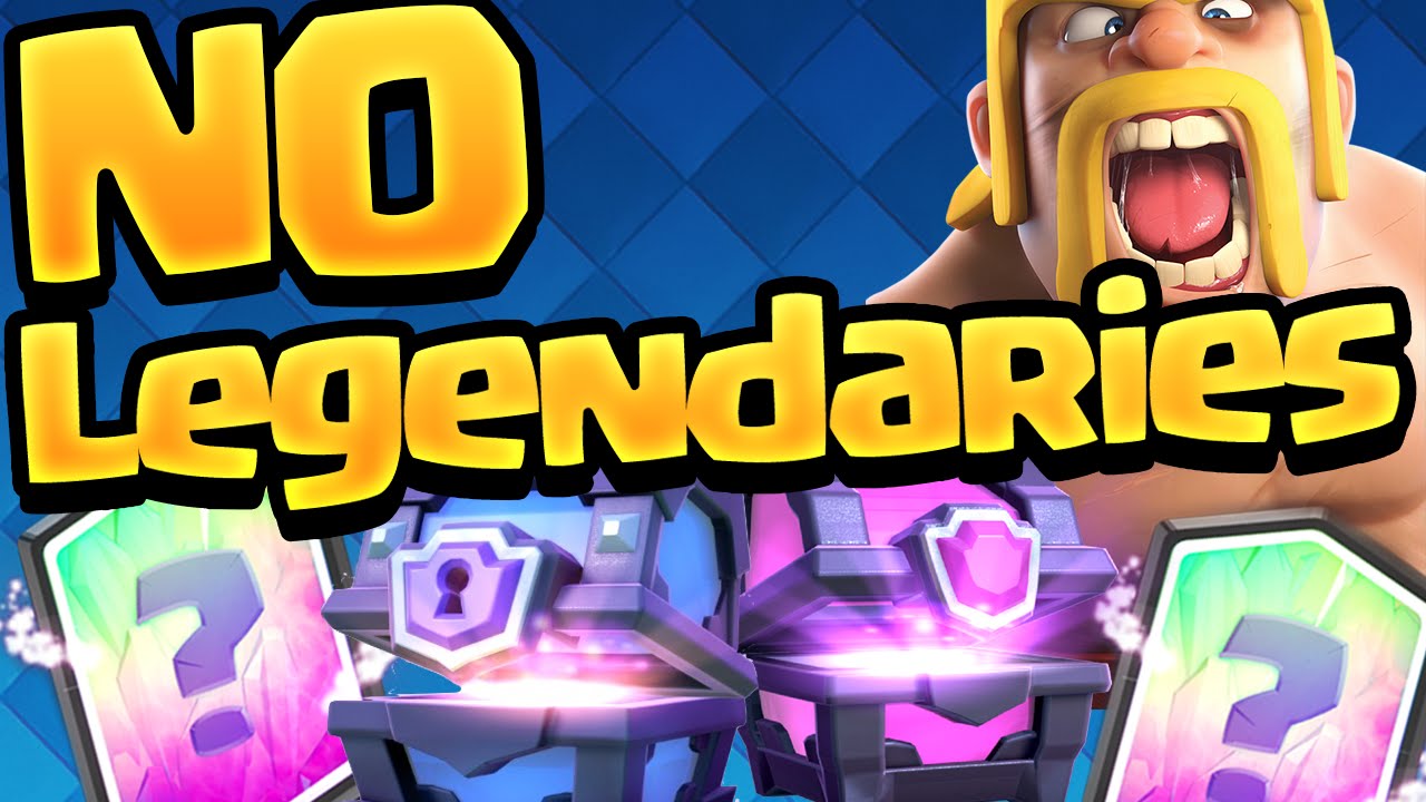 Clash Royale NO Legendary Cards!