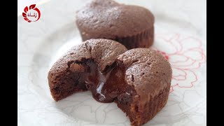 Molten Chocolate Muffins / Coeurs fondants au chocolat / مولتن كيك