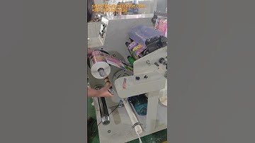 Label Slitting Machine, Turret Rewinders #slittingmachine