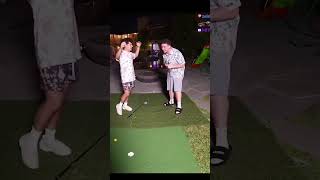 Throw back to Lacy’s hole in one in the backyard 🔥 #lacy #golf #atthetee #golfswing