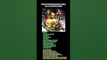 [PRIVATE SERVER] Dragon Nest Mobile Ver. 1.6.59 Private Server