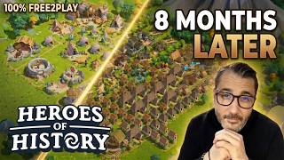 0 ➡️ 8 MONTHS in FREE2PLAY ! What YOU CAN GET - Progress Update on Heroes of History !