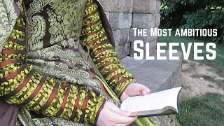 The Most Ambitious Sleeves, manipulating fabric || The Spanish Gown