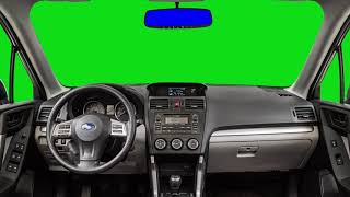 Inside of Sports Car in Green Screen Free Stock Footage 4K