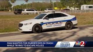 Florida man wanted for murder dies while fleeing from Port Orange police