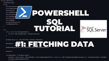 PowerShell SQL Tutorial Part 1 : Fetching Data