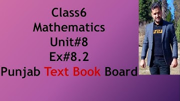 Class6 Maths | Chapter#8 | Exercise # 8.2 | Introduction To Algebra | Punjab Text Book Board.