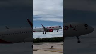 Avianca a320neo landing from Bogota!!#shorts #avianca #a320neo