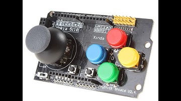 Hướng dẫn sử dụng Arduino JoyStick Shield phần 2: điều khiển động cơ Servo - www.codientuvina.com