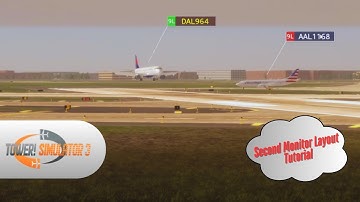 Tower! Simulator 3 | How I Setup My Second Monitor Layout | Tutorial